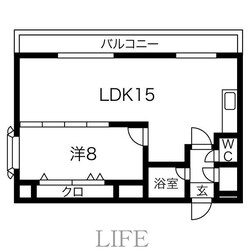 ハイフィールド８８の物件間取画像